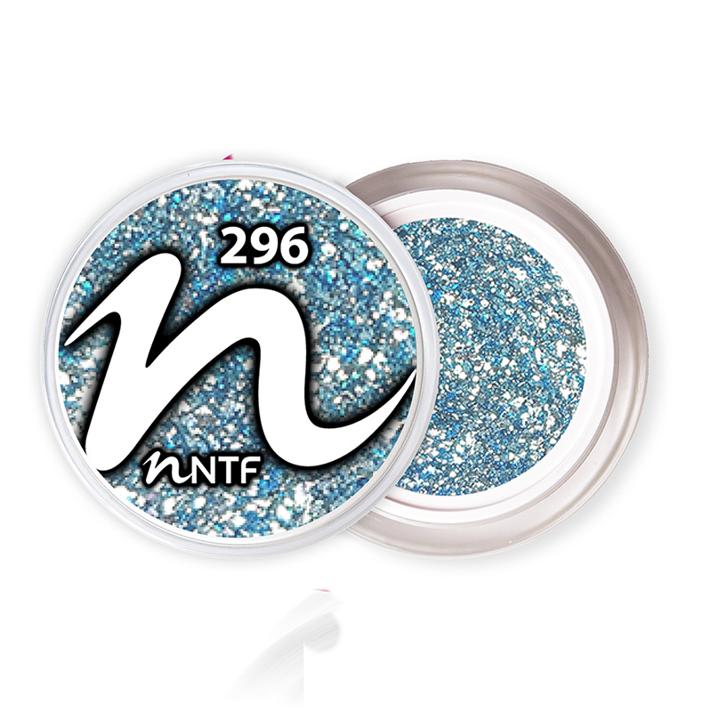 NTF Farbgel glitter Aqua Vibe 296